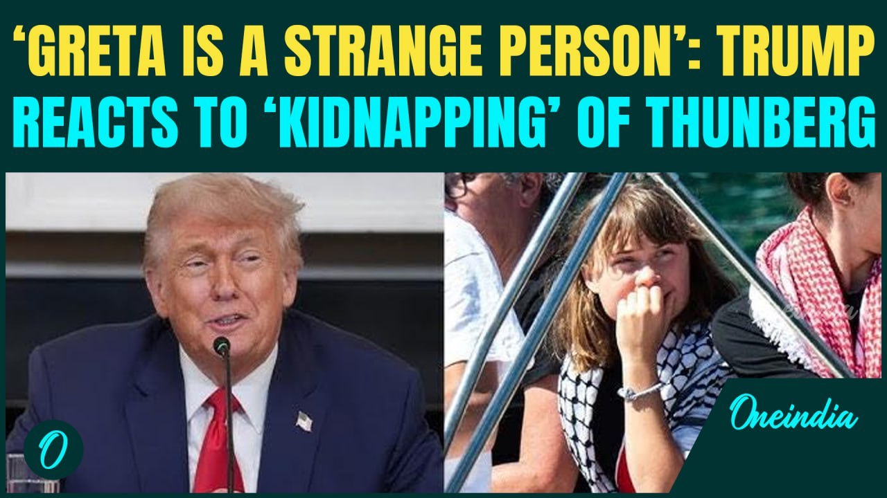 Trump MOCKS Greta Thunberg’s Claim She Was 'Kidnapped' by Israel; ‘She Needs Anger Management…’