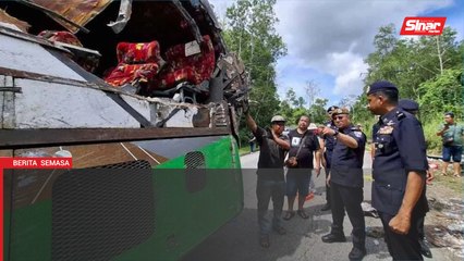 Nahas pelajar UPSI: Pemandu bas direman selepas sembuh