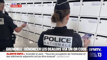 À Grenoble, la police invite les habitants à dénoncer le trafic de drogue via un QR code