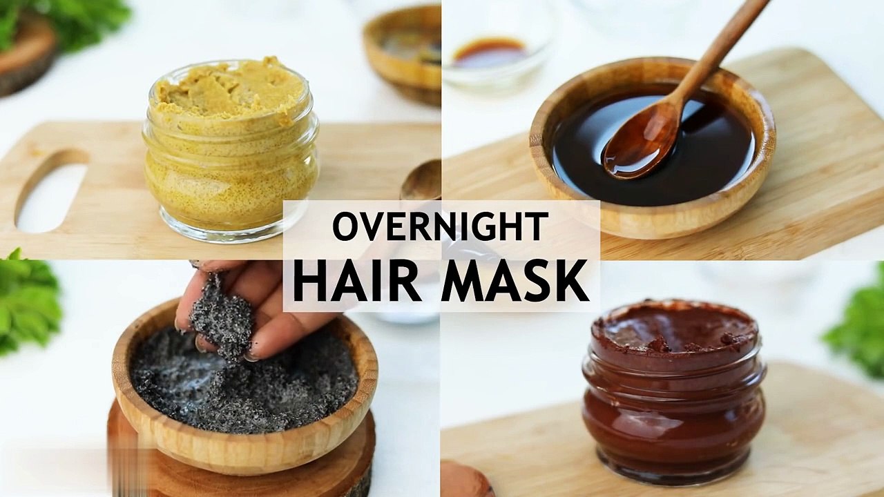 5 NATURAL HAIR MASKS - get longer, stronger and healthy hair.