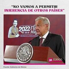 “No vamos a permitir injerencia de otros países”