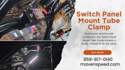 Switch Panel Mount Tube Clamp | Maven Speed