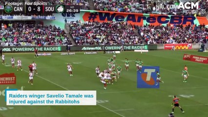 Raiders' Savelio Tamale Injured in Canberra's Win Over Rabbitohs 🏉