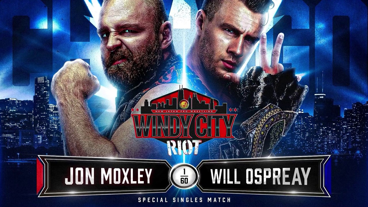 Will Ospreay vs. Jon Moxley: NJPW Windy City Riot (4/16/2022)