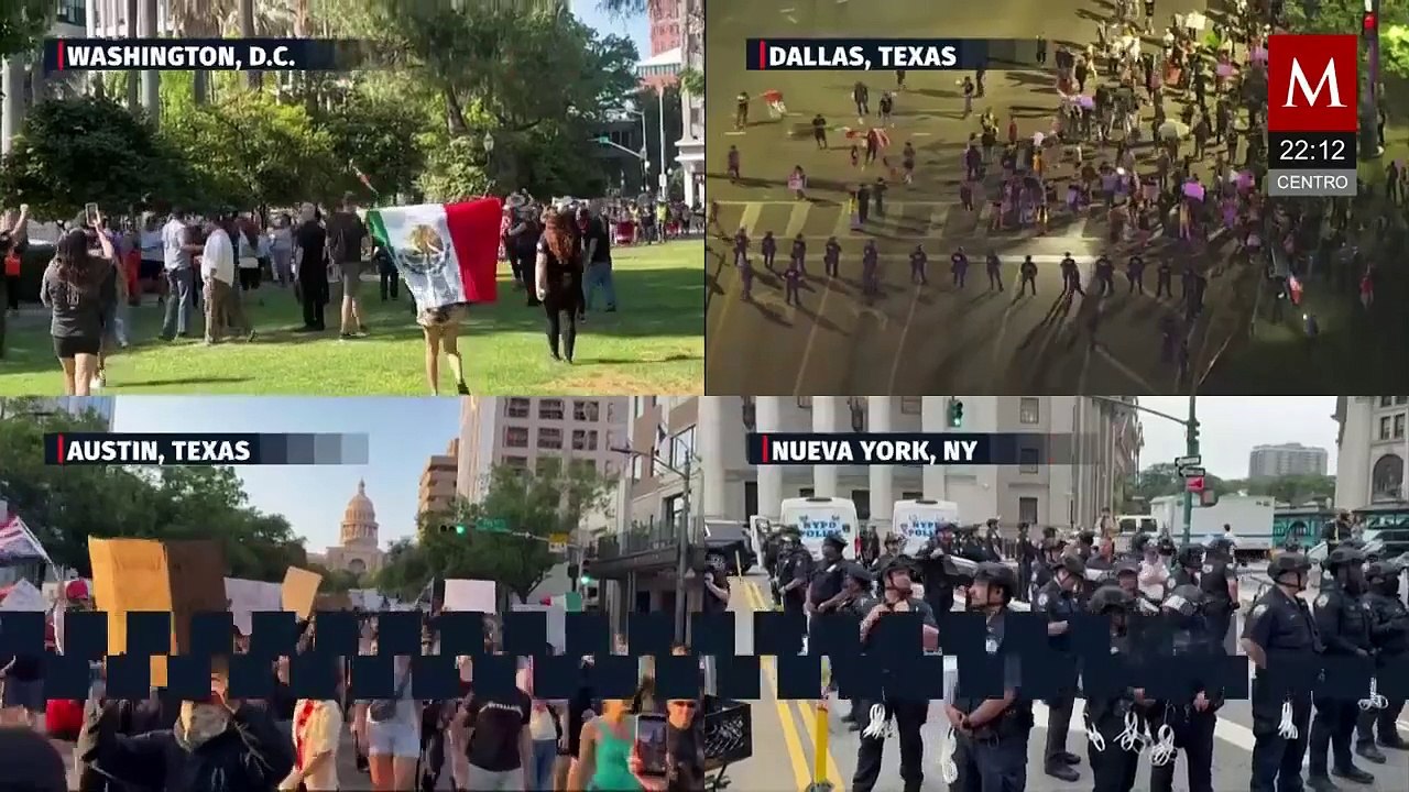 Apoyo a migrantes detenidos desata protestas en varias ciudades de EU