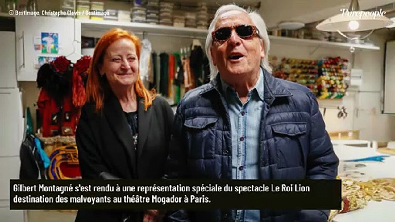 Gilbert Montagné avec sa femme Nikole : le couple dans les coulisses du théâtre Mogador, pour une représentation spéciale du Roi Lion