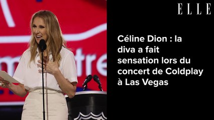 Céline Dion : la diva a fait sensation lors du concert de Coldplay à Las Vegas