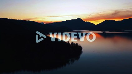 Scenic mountain lake Walchensee in Bavaria, South Germany close to Austria