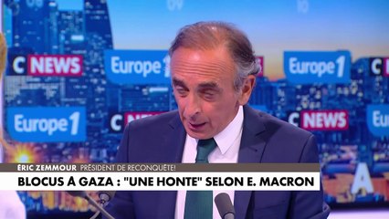 «Il n'y a aucun génocide à Gaza», estime Éric Zemmour