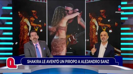 Shakira compartió escenario con Alejandro Sanz
