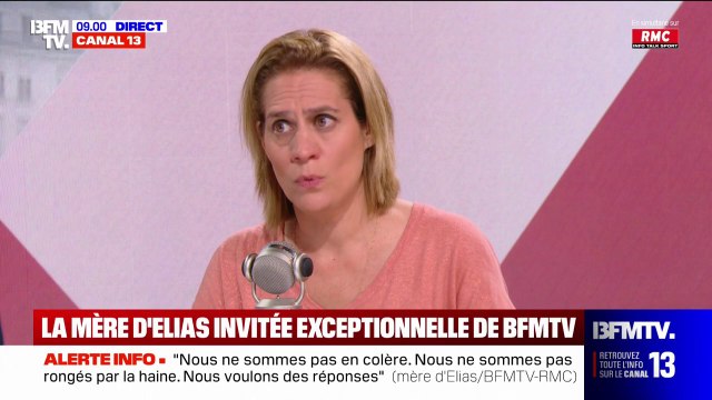 Nous ne sommes pas en colère ni rongés par la haine , confie la mère d'Elias, adolescent tué pour un téléphone portable