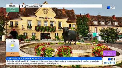 10/06/2025 - ici matin parici Normandie (Calvados - Orne) en vidéo