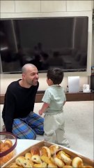 لا يفوتكم رد فعل آدم من شاف عقيل حالق شعره صفر