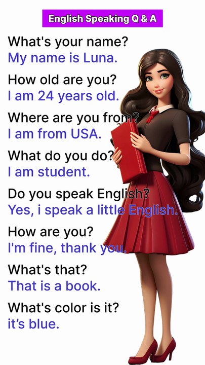 🔥How to speak English fluently? Daily English question answers practice #short #learnenglish