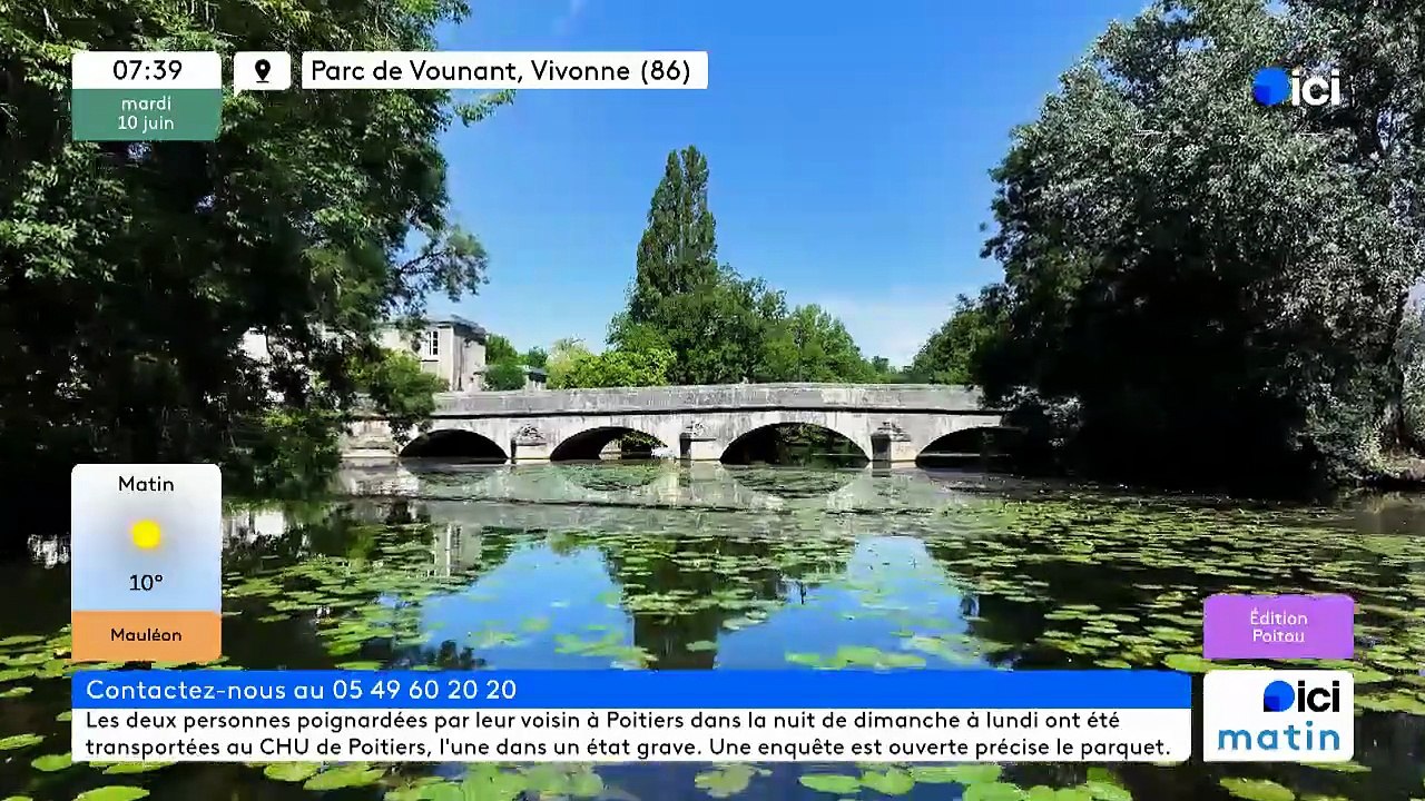 10/06/2025 - ici matin par ici Poitou en vidéo