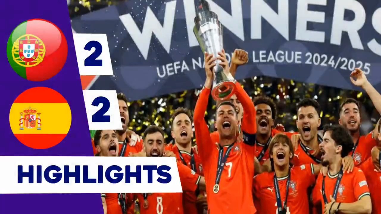Portugal vs Spain 2-2 [PEN 5-3] Highlights | Nations League Final | June 8, 2025 | Football Highlights Match