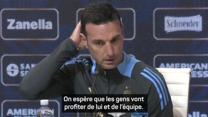 Argentine - Scaloni : "Oui Messi va débuter"