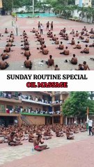 SUNDAY ROUTINE SPECIAL OIL MASSAGE#trandingshorts #oilmassage#viralshort