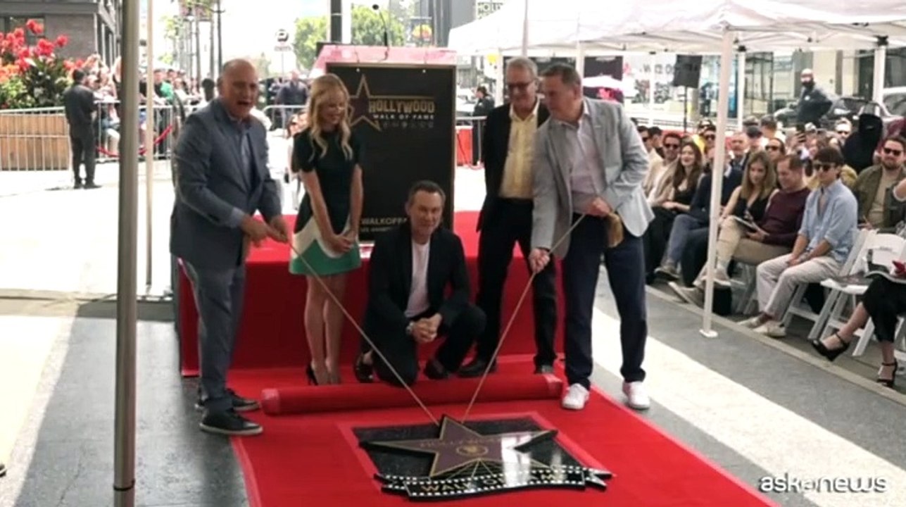 Christian Slater ottiene la stella sulla Hollywood Walk of Fame