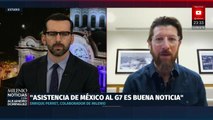 Enrique Perret destaca influencia de Claudia Sheinbaum en el G7 y con Trump