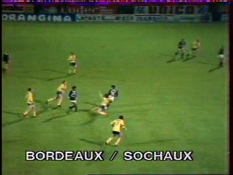 BORDEAUX - SOCHAUX - 1982 - SAISON 1981/1982 -