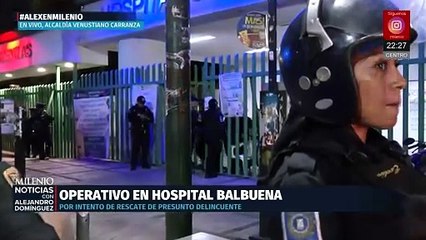 Seguridad máxima en Hospital Balbuena tras violento intento de rescate