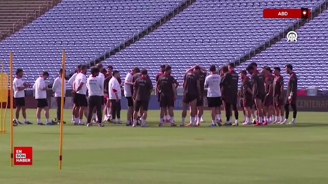 A Milli Futbol Takımı, Meksika karşılaşmasına hazır