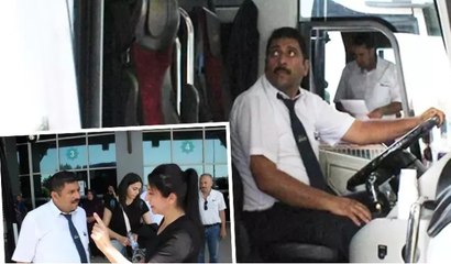 Yolcu gibi otobüse binen komiser, telefonla konuşan şoföre ceza kesti