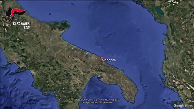 Mo52enne arrestato dai carabinieri di Monopoli per una rapina in Farmacianopoli