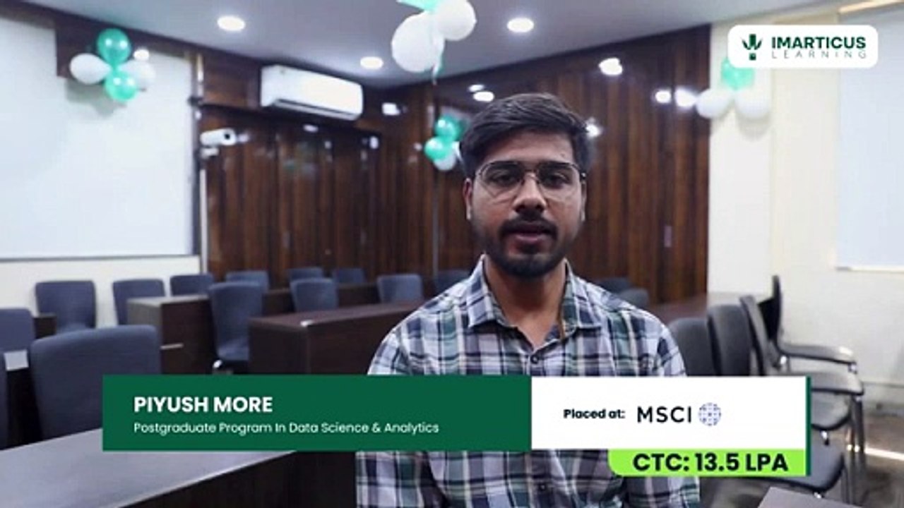 From Fresher to Data Scientist in Months – Piyush’s Story!