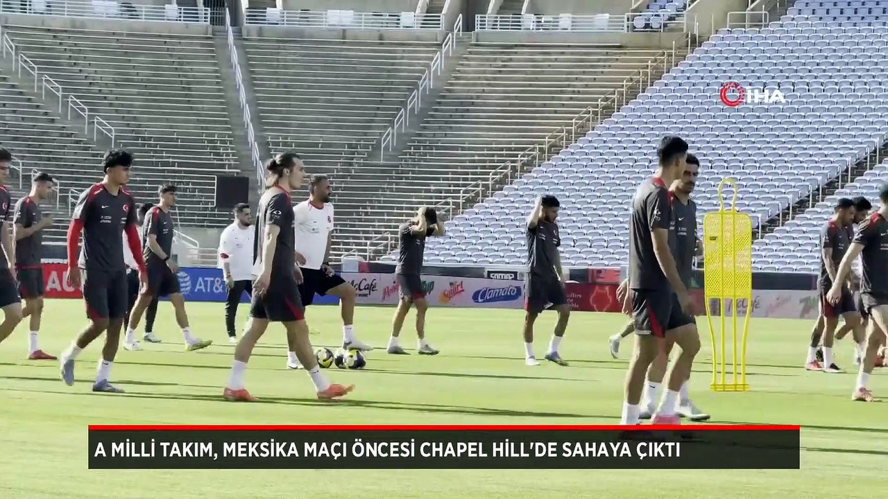 A Milli Takım, Meksika maçı öncesi Chapel Hill'de sahaya çıktı