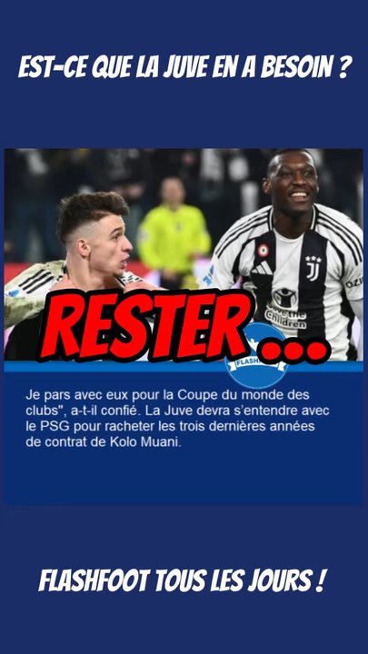 🚨 Juventus : Kolo Muani ne veut pas retourner au PSG et souhaite poursuivre en Italie …