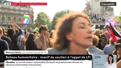 Une journaliste de Franceinfo agressée en direct