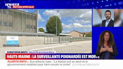 Surveillante tuée: "C'est un drame, on est sous le choc", assure Christophe Bentz, député RN de Haute-Marne