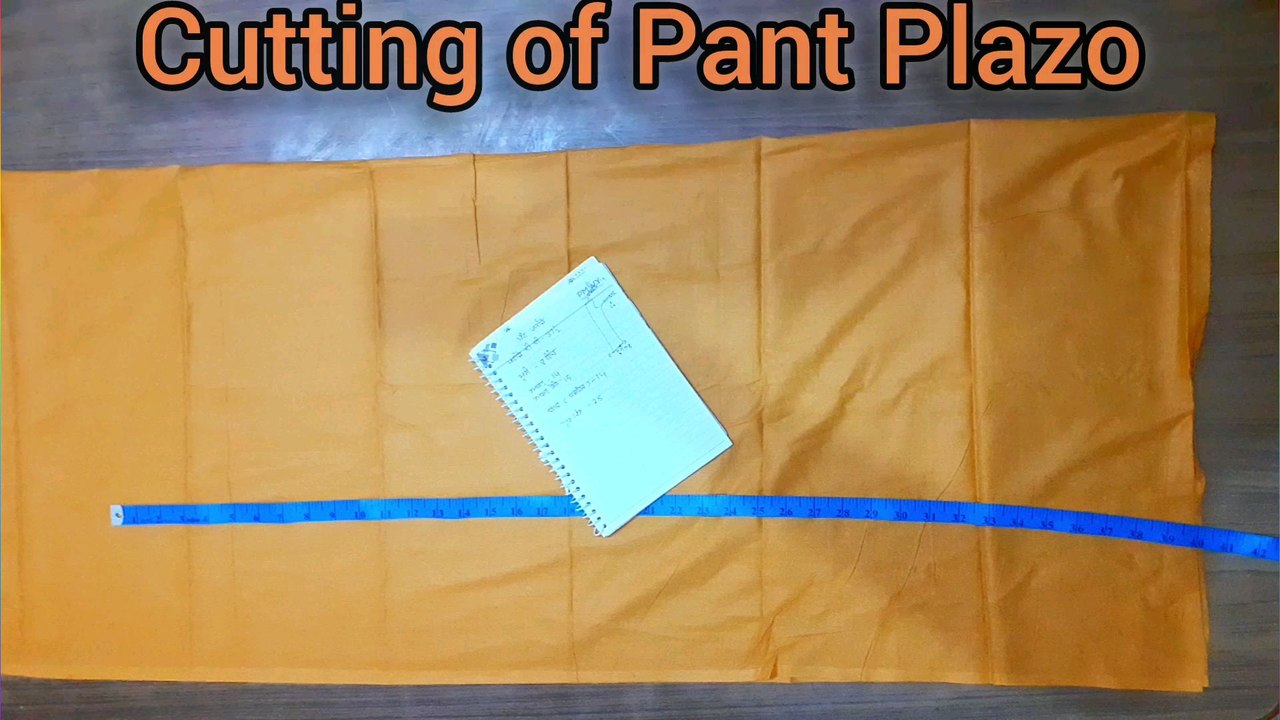 #Pant plazo cutting