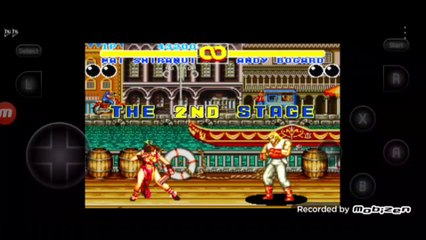 Fatal Fury 2 Mai Shiranui vs Andy Bogard fala de vitória do Andy Bogard em português