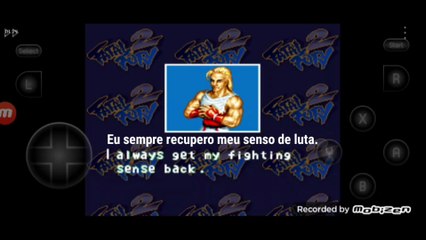 Fatal Fury 2 Mai Shiranui vs Andy Bogard fala de vitória do Andy Bogard em português