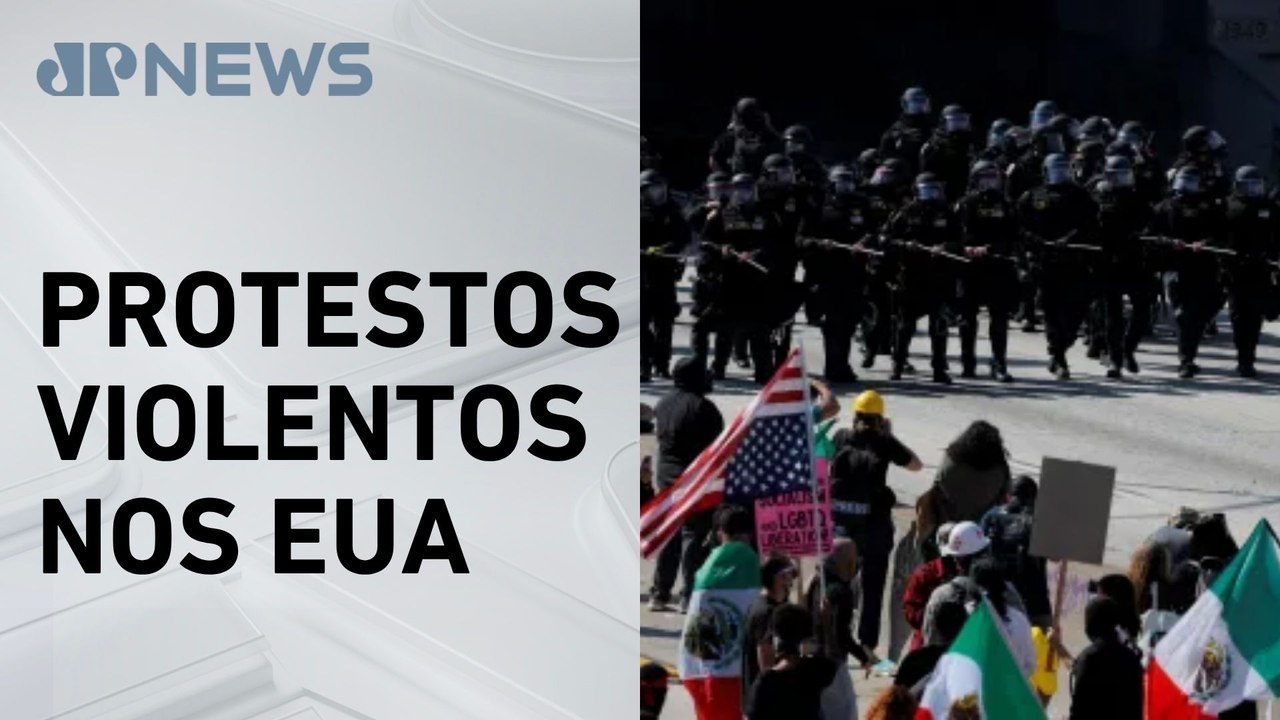 Trump autoriza envio de 700 fuzileiros navais a Los Angeles para conter protestos