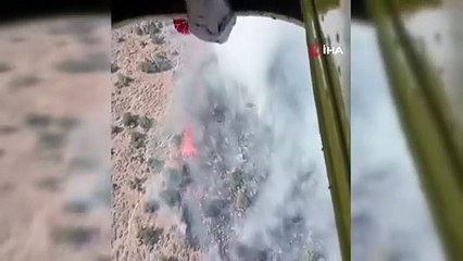 Aliağa’da ziraat arazilerinde yangın