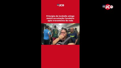 Metrô do Recife: trem tem princípio de incêndio e gera atraso no ramal Jaboatão; veja vídeo