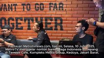 Euforia Nobar Indonesia vs Jepang di Kompleks Media Group