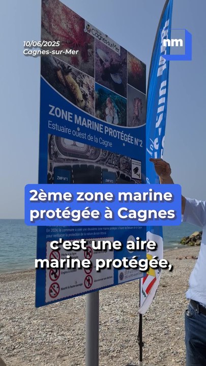 Cagnes-sur-Mer inaugure une deuxième zone marine protégée, son maire Louis Nègre explique pourquoi