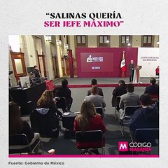 “Salinas quería ser jefe máximo”