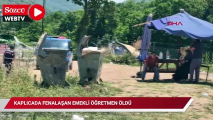 Kaplıcada fenalaşan emekli öğretmen öldü