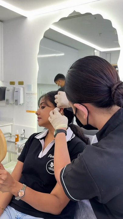 My Ear's New Skyline - Now with Bonus Piercing #vertical #helixpiercing #daithpiercing #dubai