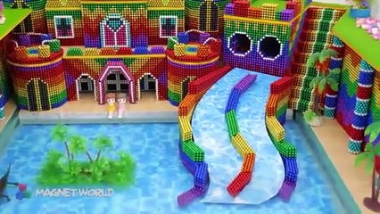 100 Summer Days How To Make 1M Dollars Water Slide Park Into Underground Pool House