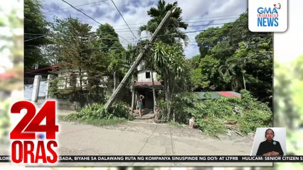 Posteng walong buwan nang nakatagilid, inilipat ng pwesto matapos idulog sa telco | 24 Oras
