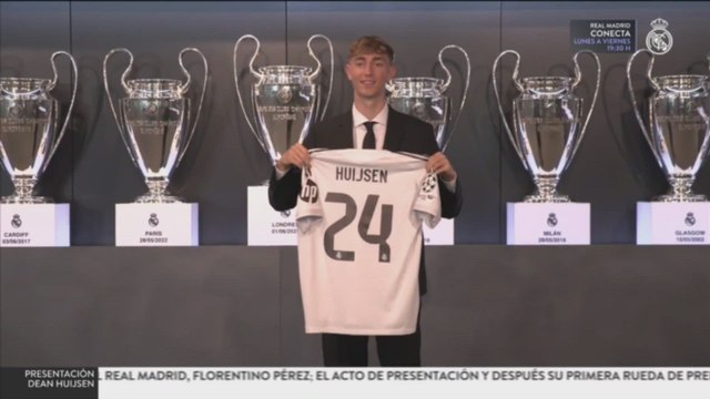 PRIMER DÍA de HUIJSEN COMO JUGADOR del REAL MADRID: FIRMA, DISCURSOS, RUEDA DE PRENSA