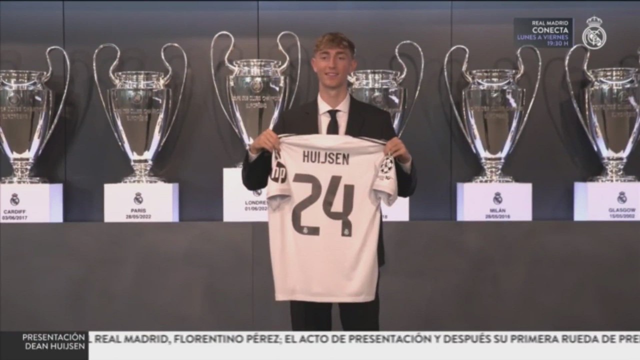 PRIMER DÍA de HUIJSEN COMO JUGADOR del REAL MADRID: FIRMA, DISCURSOS, RUEDA DE PRENSA