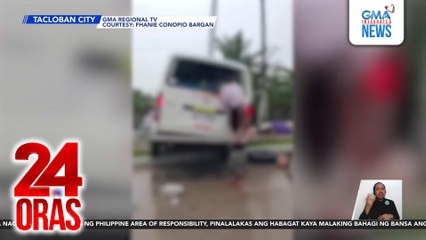 1 patay, 10 sugatan nang sumalpok ang sinasakyan nilang van sa poste | 24 Oras